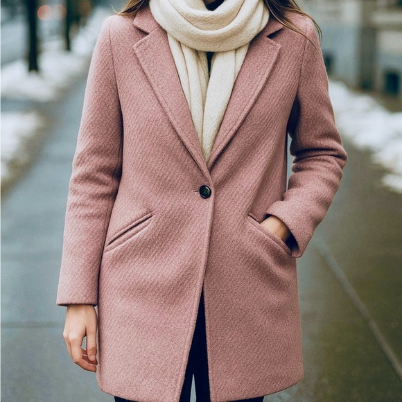 Christian Siriano Jackets & Blazers - NEW Christian Siriano New York Designer Pink Coat